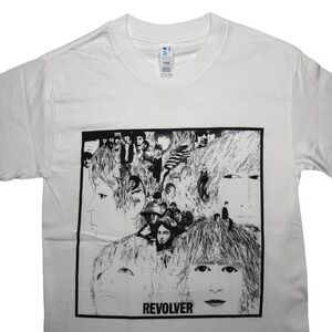 The Beatles Revolver‎ rock music retro top shirt SMALL